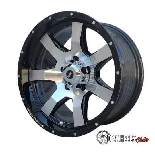 Llantas Desplazadas Aro 16 GS06B Apernada 5×114